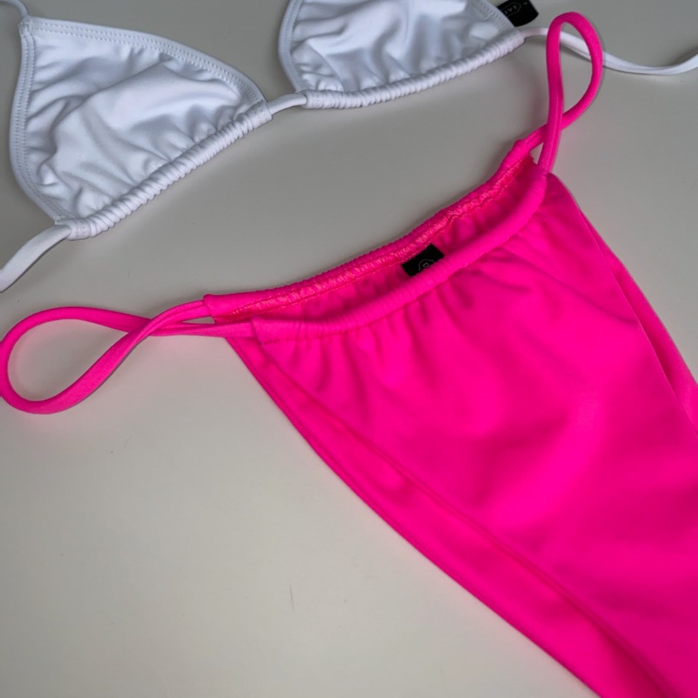Neon Pink Swim Bottom